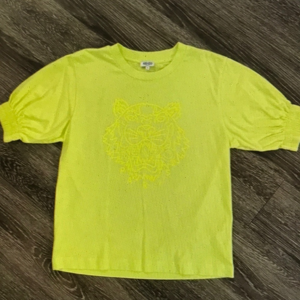 Kenzo tiger head motif shirt